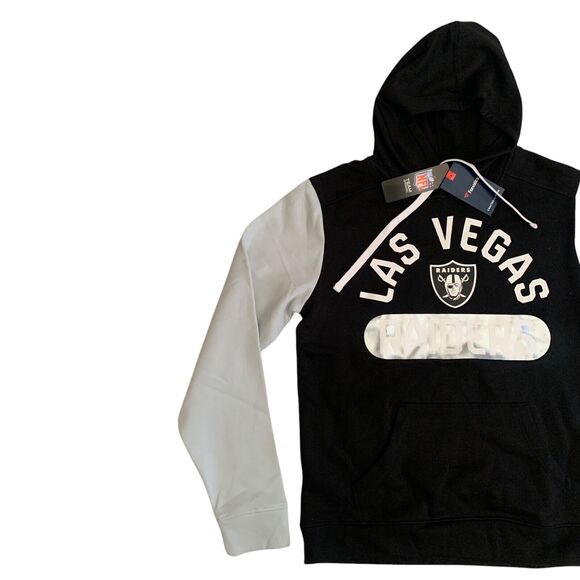 Fanatics Men's Sz L Las Vegas Raiders Extra Point NFL Pullover Hoodie Sweatshirt - Picture 8 of 16